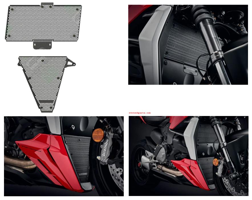 Ducati Streetfighter V2 Radiator Protection Set 2022+ Evotech Performance